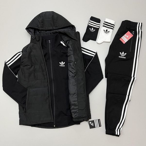 Спортивний костюм чоловічий Адідас Adidas жилет шкарпетки комплект з олімпійкою весняний осінній 2623042072 фото
