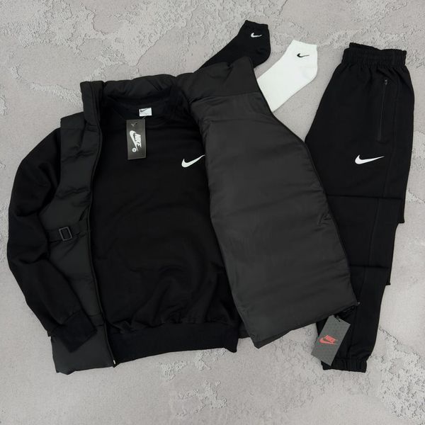 Комплект Найк Nike спортивний костюм чоловічий жилет осінній весняний демісезонний 2627231445 фото
