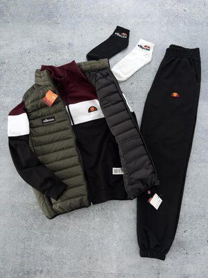 Спортивный костюм мужской элис Ellesse жилетка комплект весенний осенний XXL 2630441329 фото