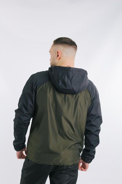 Вітрівка анорак куртка чоловіча Найк "House" Nike хакі весняна осіння легка водовідштовхувальна 2489572601 фото