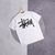 Футболка мужская Stussy Basic белая летняя трикотажная тенниска 2612377696 фото