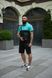 Спортивный комплект мужской Nike поло бирюзовое+шорты черные+барсетка костюм летний трикотажный найк XL 2657730663 фото 2