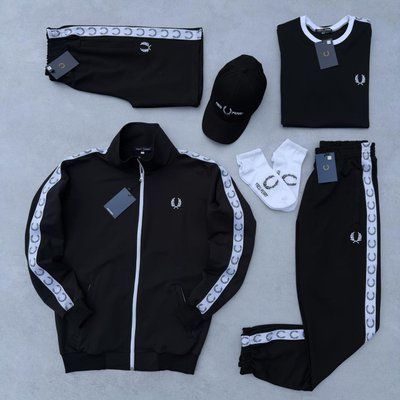 Спортивный костюм Fred Perry мужской футболка шорты кепка весна осень лето фред перри M 2630810483 фото