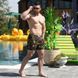 Шорти чоловічі для плавання Pobedov Pool day Tigr i oko Чорні S 2590582653 фото 6