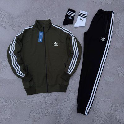 Спортивный костюм мужской Адидас Adidas весенний осенний летний олимпийка штаны L 2616532959 фото