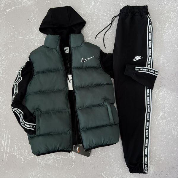 Спортивний костюм чоловічий Найк Nike жилет спортивний комплект демісезонний весняний осінній 2627231448 фото