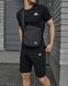 Спортивний комплект чоловічий Adidas чорний футболка шорти барсетка костюм літній адідас трикотажний повсякденний M 2656629616 фото 8