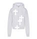 Худи мужская с молнией Chrome Hearts светлая весенняя летняя осенняя спортивная кофта с капюшоном двунитка 2610976118 фото 1