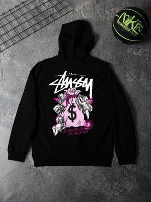 Толстовка мужская STUSSY осенняя весенняя летняя кофта худи черная 2610869061 фото