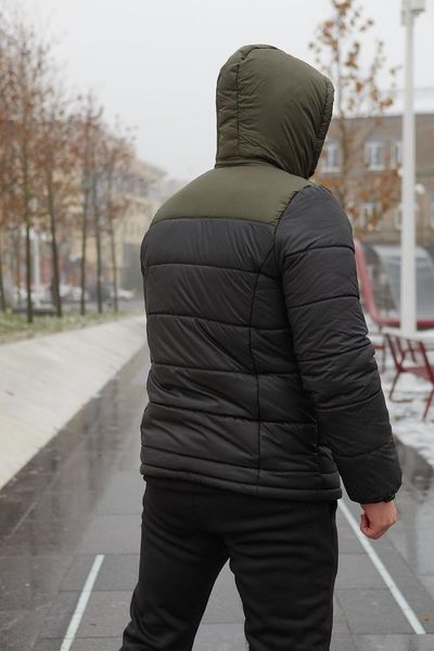 Куртка зимова Чоловіча Найк Пуховик комплект + утеплені брюки з тринитки 2400533772 фото