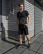 Спортивный комплект мужской Nike черный футболка шорты барсетка костюм летний найк повседневный 2655165204 фото 8