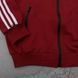 Толстовка чоловіча Adidas червона весняна літня осіння кофта комір стійка двонитка повсякденна L 2611262874 фото 3