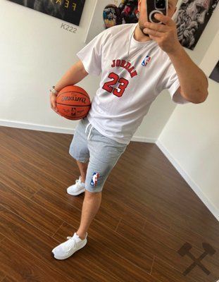 Спортивний Костюм Чоловічий Літній Chicago Bulls оверсайз футболки шорти 2607062260 фото