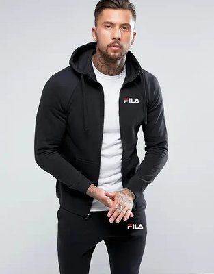 Спортивный костюм Мужской Фила Осенний теплый Fila Худи и штаны XXL 2355466305 фото