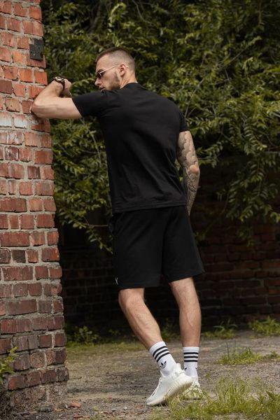 Шорти футболка Puma чорний комплект чоловічий літній повсякденний 2607387117 фото