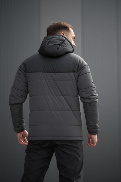 Куртка мужская осенняя весенняя базовая TNF серая непродуваемая 2491372798 фото