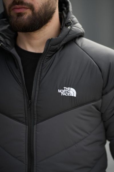 Куртка мужская осенняя весенняя базовая TNF серая непродуваемая 2491372798 фото