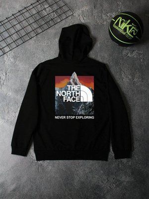 Толстовка мужская The North Face осенняя весенняя летняя кофта худи черная 2610869071 фото