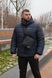 Куртка зимова Чоловіча Найк Пуховик комплект брюки з тринитки утеплені чорні + Барсетка та рукавички 2400533774 фото 5