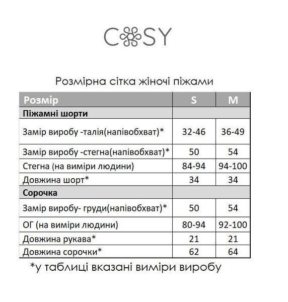 Жіноча Муслінова піжама з шортами, ведмедики Teddy M 2342054924 фото