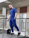 Комплект спортивний чоловічий Loud синій футболка штани костюм літній трикотажний повсякденний XXL/3XL 2657824418 фото 4
