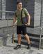 Комплект чоловічий спортивний Puma хакі футболка+чорні шорти+чорна барсетка костюм літній пума XXL 2656514164 фото 9