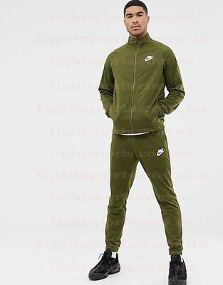 Мужской Спортивный костюм найк на молнии хаки NIKE M 1618872011 фото
