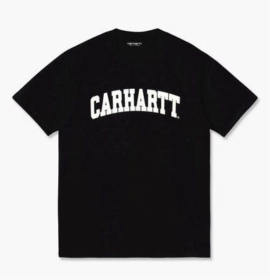Футболка чоловіча оверсайз carhartt чорна широка бавовняна теніска вільного крою 2602751657 фото