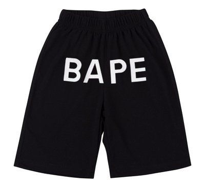 Шорти чоловічі Bape чорні трикотажні спортивні повсякденні 2604053034 фото