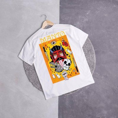 Футболка мужская Manto T-shirt Diablo белая летняя трикотажная тенниска XXL 2612811150 фото