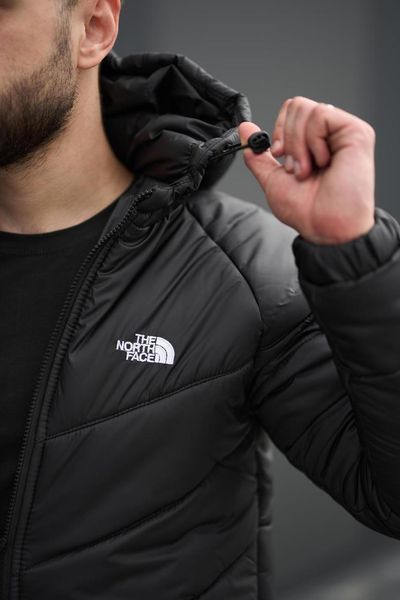 Куртка мужская осенняя весенняя базовая TNF черная непродуваемая 2491372810 фото