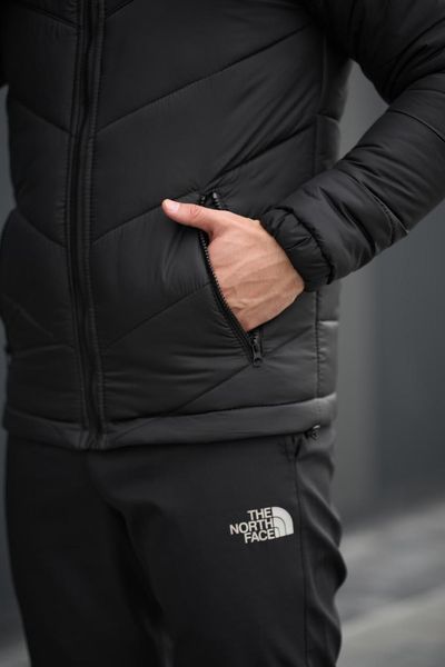 Куртка мужская осенняя весенняя базовая TNF черная непродуваемая 2491372810 фото