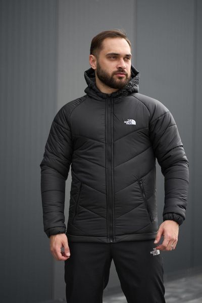 Куртка мужская осенняя весенняя базовая TNF черная непродуваемая 2491372810 фото