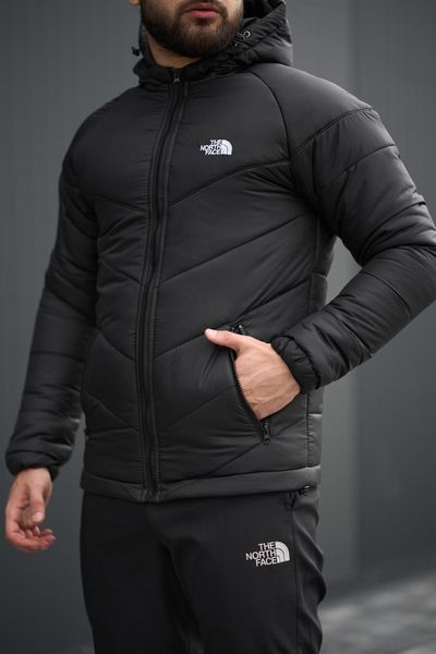 Куртка мужская осенняя весенняя базовая TNF черная непродуваемая 2491372810 фото