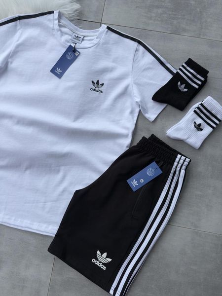 Спортивний Костюм Чоловічий Літній Adidas шорти футболка спортивний комплект 2607387119 фото