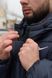 Куртка зимова Чоловіча Найк Пуховик тепла однотонна базова з капюшоном синя 1996373769 фото 7