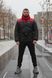 Куртка зимова Чоловіча Найк Пуховик комплект брюки з тринитки утеплені чорні + Барсетка та рукавички 2400533775 фото 1