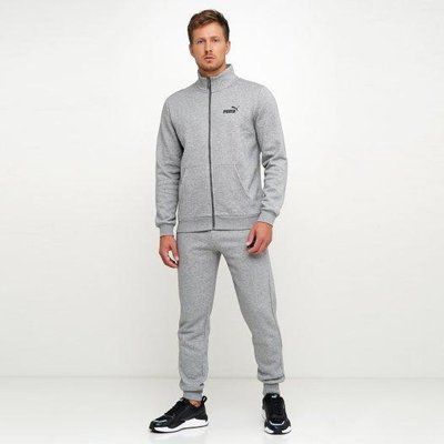 Спортивний костюм чоловічий Пума якісний повсякденний сірий PUMA L 1619140054 фото