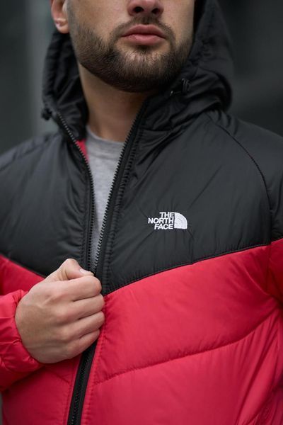 Куртка мужская осенняя весенняя базовая TNF красная непродуваемая 2491372816 фото