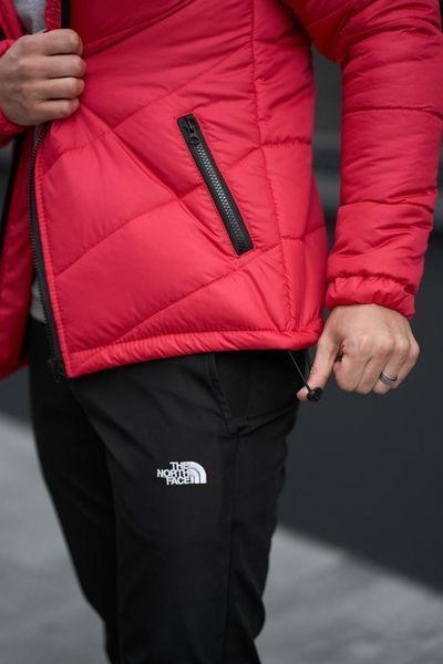 Куртка мужская осенняя весенняя базовая TNF красная непродуваемая 2491372816 фото
