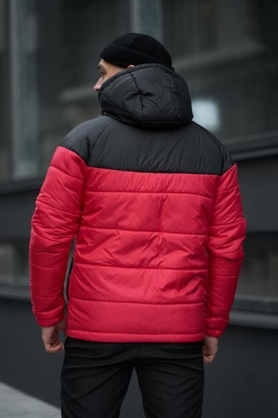 Куртка мужская осенняя весенняя базовая TNF красная непродуваемая 2491372816 фото