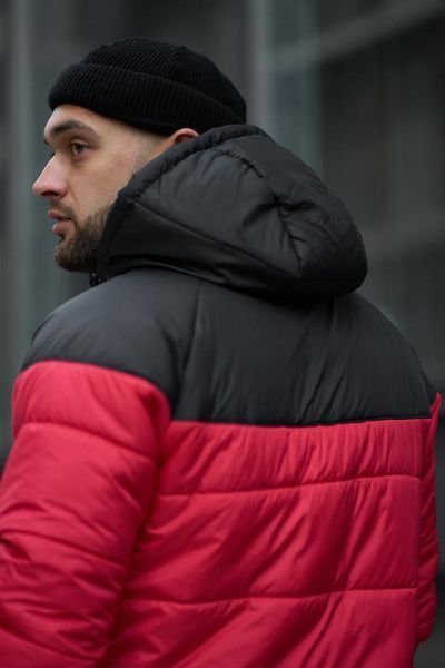 Куртка мужская осенняя весенняя базовая TNF красная непродуваемая 2491372816 фото