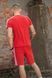 Спортивний Костюм Чоловічий Літній Adidas червоний шорти футболка спортивний комплект 2607387120 фото 4