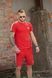 Спортивний Костюм Чоловічий Літній Adidas червоний шорти футболка спортивний комплект 2607387120 фото 6