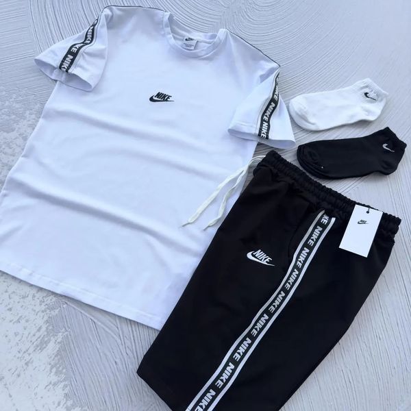 Шорти футболки Nike комплект чоловічий літній повсякденний L 2607583368 фото