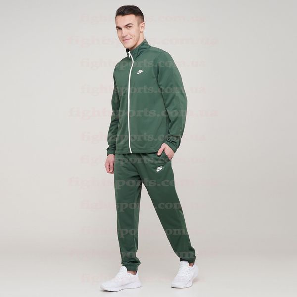 Чоловічий Спортивний костюм найк на блискавці темно-зелений NIKE 1596091848 фото