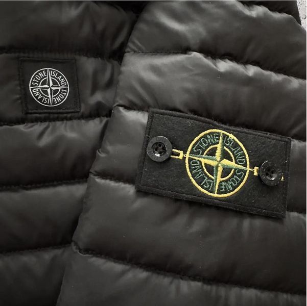 Куртка мужская осенняя весенняя стон айленд черная непродуваемая Stone Island L 2468164784 фото