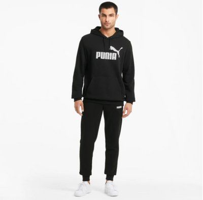 Крутой Мужской Спортивный костюм легкий весенний для прогулок черный PUMA M 2081717445 фото