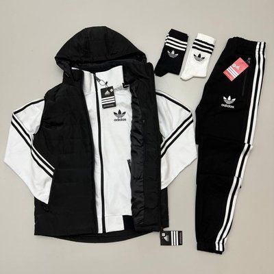Спортивный костюм мужской зимний Адидас Adidas жилетка комплект на флисе адидас осенний демисезонный XL 2634297259 фото