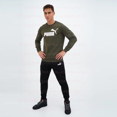 Крутой Мужской Спортивный костюм легкий весенний для прогулок хаки PUMA 1596092246 фото